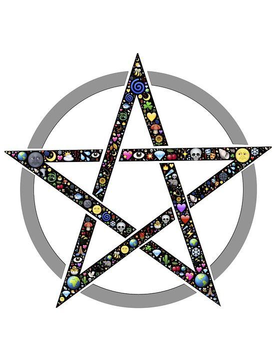 Pentagon Star Logo - Free photo Pentacle Star Circle Symbol Pentagram Pentangle - Max Pixel