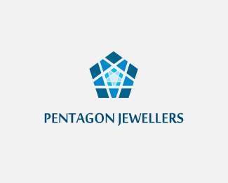 Pentagon Star Logo - Jewellery Logo Design for Your Inspiration. Jewellery Logo