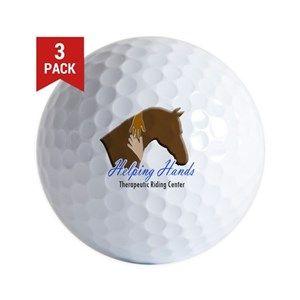 Hands -On Ball Logo - Helping Hands Golf Balls - CafePress