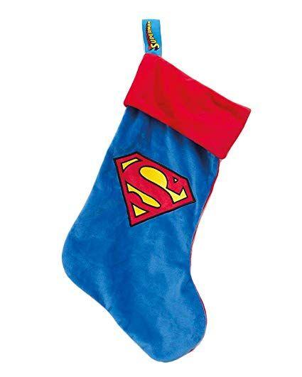 Christmas Superman Logo - Amazon.com: Superman Christmas Stocking - Logo: Kitchen & Dining