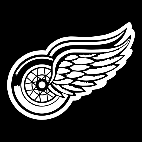 White Picture of Red Wing Logo - White Detroit Red Wings Primary Logo 1948-Present Iron On Sticker ...