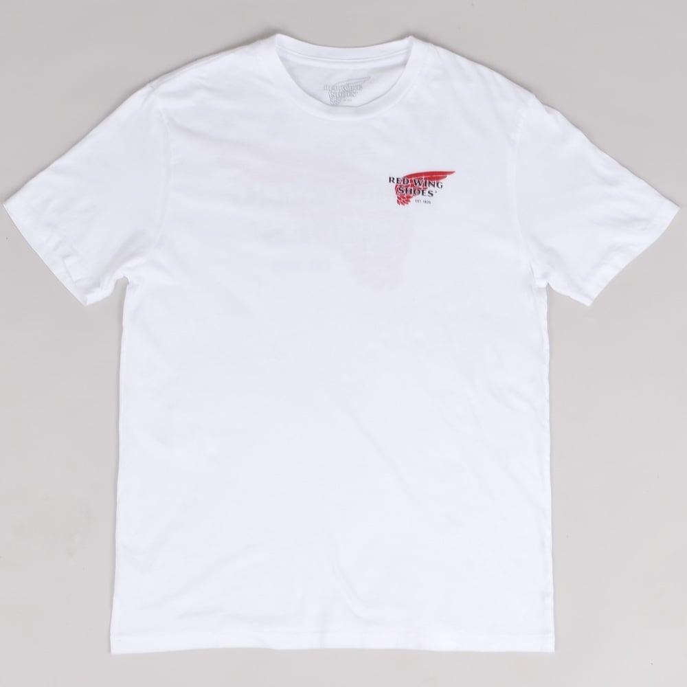 White Picture of Red Wing Logo - Red Wing Logo T Shirt