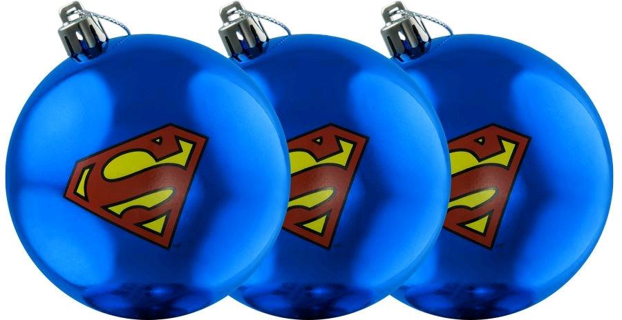 Christmas Superman Logo - Superman - Logo Christmas Bauble Ornament 3-Pack | Ozzie Collectables