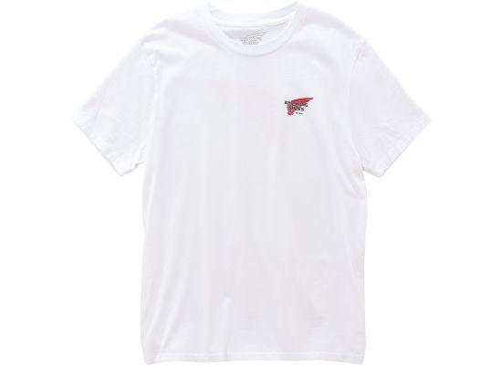 White Picture of Red Wing Logo - Logo T Shirt White, 97403. Red Wing Heritage