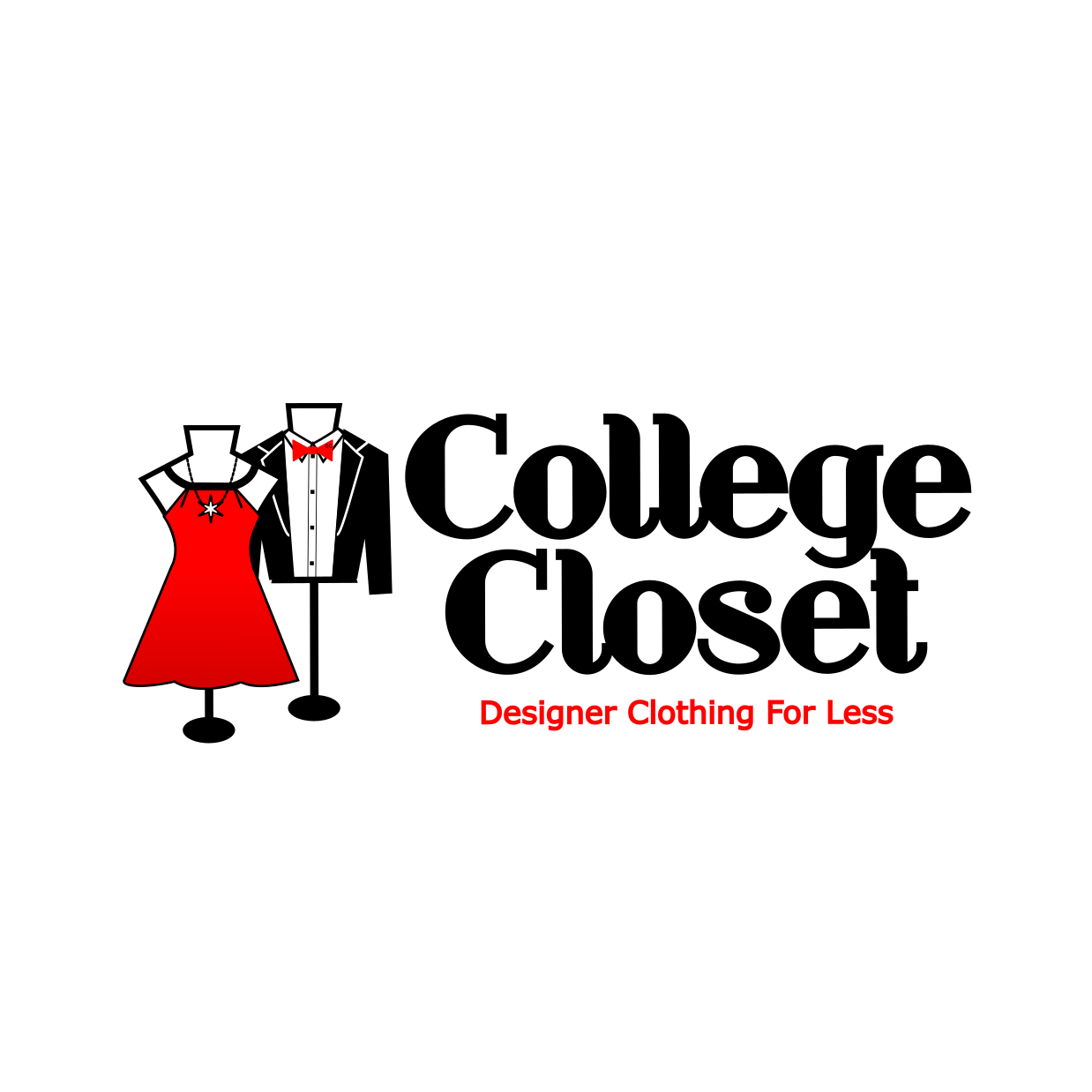 Designer Clothing Logo - Modern, Personable, Clothing Logo Design for College Closet