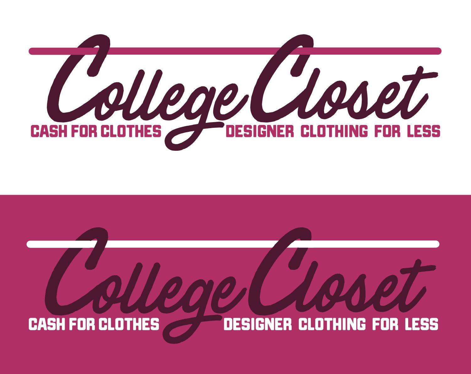 Designer Clothing Logo - Modern, Personable, Clothing Logo Design for College Closet ...
