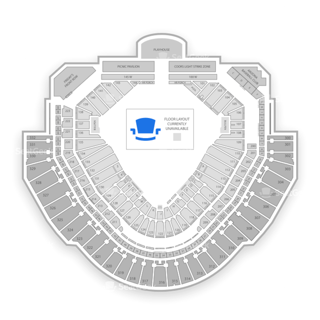 Chase Field Logo - Chase Field Seating Chart
