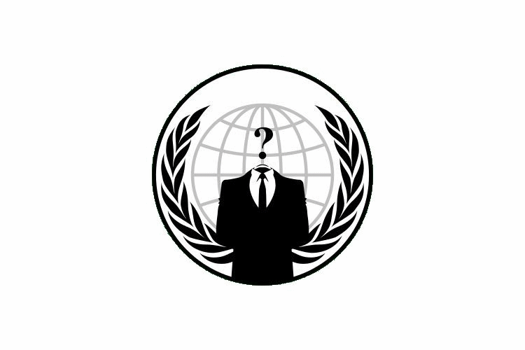 Green Black and White Logo - Anonymous Organization