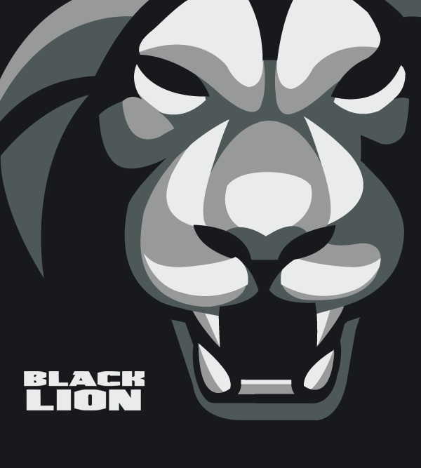 Black Lion Logo - Black Lion Apparel on Behance | Colors | Lion logo, Logo design, Logos