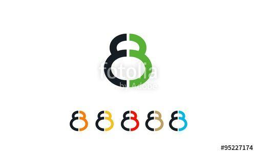 BB Circle Logo - Eb Or Bb Or 8 Logo Abstract Modern Stock Image And Royalty Free