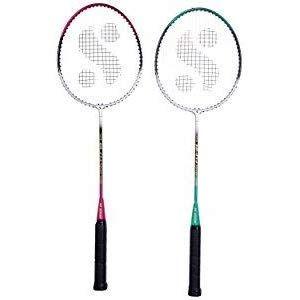 Badminton Bat Logo - Buy Silver's Sb 414 Gutted Badminton Rackets(Multicolor) Online At