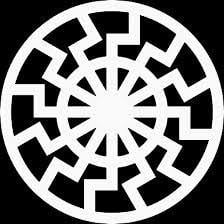 Black and White Sun Logo - Guide to Far-Right Symbols | Brighton Anti-fascists