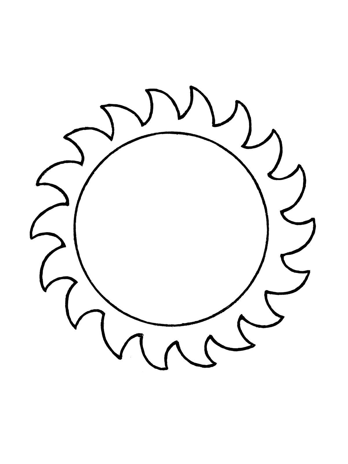 Black and White Sun Logo - Sun