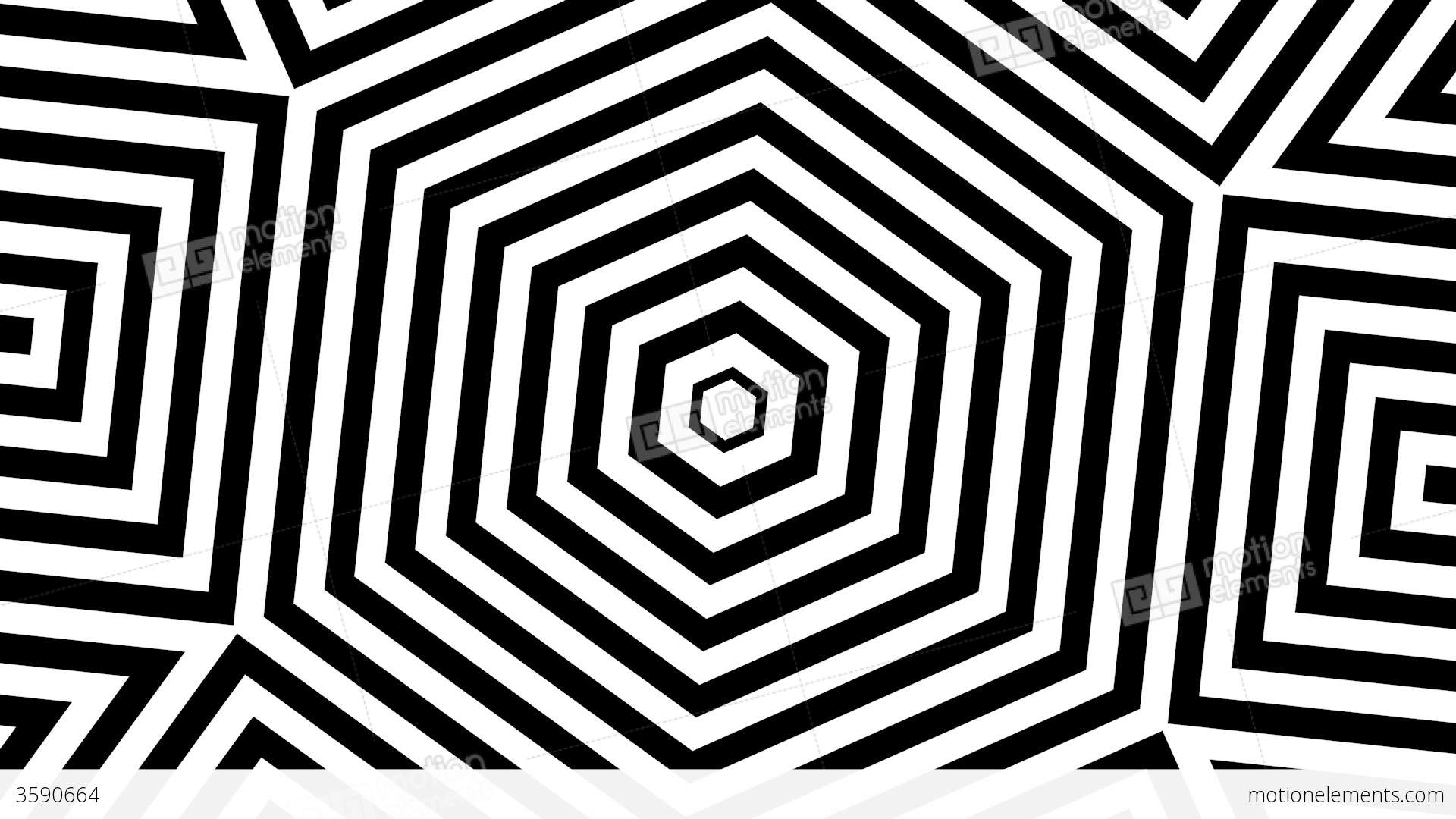 Black and White Squares Logo - Black And White Squares Rotating Around Hexagon Stock Animation ...