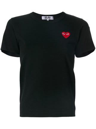 Comme Des Garcons Heart Logo - Comme Des Garçons Play Heart Logo T Shirt