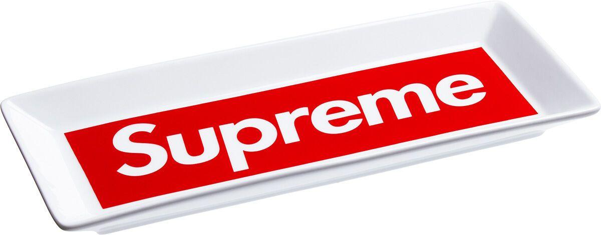 Red Box With White W Logo - X SUPREME 2014 F W CDG BOX LOGO CERAMIC ASHTRAY KEY WATCH TRAY