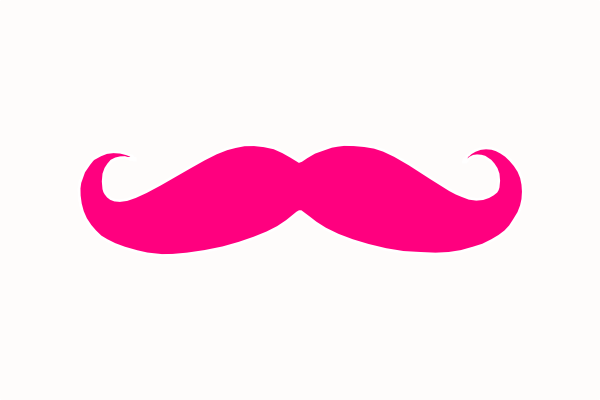 Pink Mustache Logo - Pink Mustache Clipart