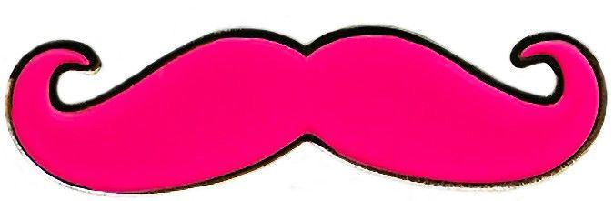 Pink Mustache Logo - Pink Mustache Ball Marker & Hat Clip