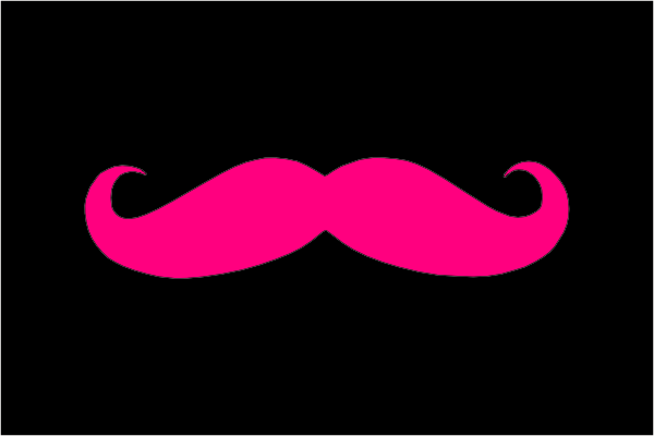 Pink Mustache Logo - Pink Mustache Clip Art at Clker.com - vector clip art online ...