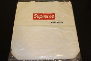 Red Box With White W Logo - SEALED 2015 Supreme Tyvek Paper Tote Bag White F W Red Box Logo S S