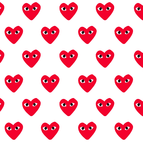Comme Des Garcons Heart Logo - 365 02/22 | P | Pinterest | Prints, Pattern and Pattern Illustration