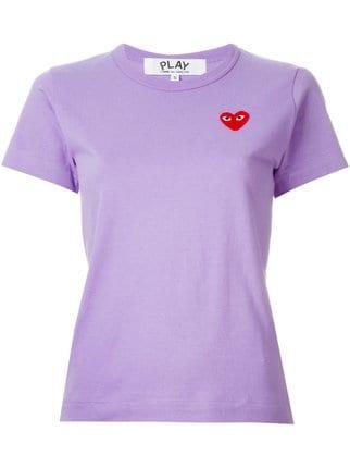 Comme Des Garcons Heart Logo - Comme Des Garçons Play heart logo T-shirt $95 - Shop SS19 Online ...