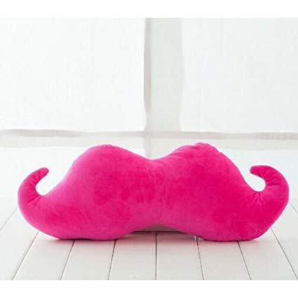 Pink Mustache Logo - Amazon.com: Dongcrystal 19.6