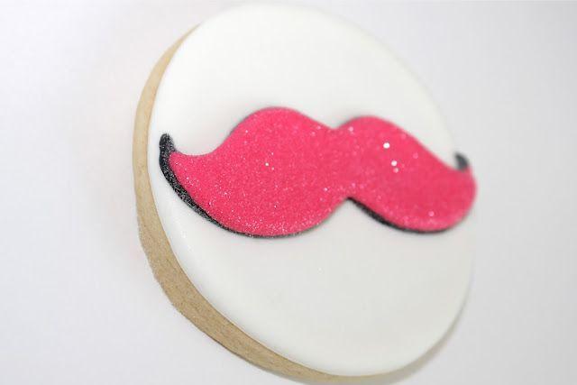 Pink Mustache Logo - Sugar Bea's: Pink Mustache Cookies | I mustache you a question, but ...