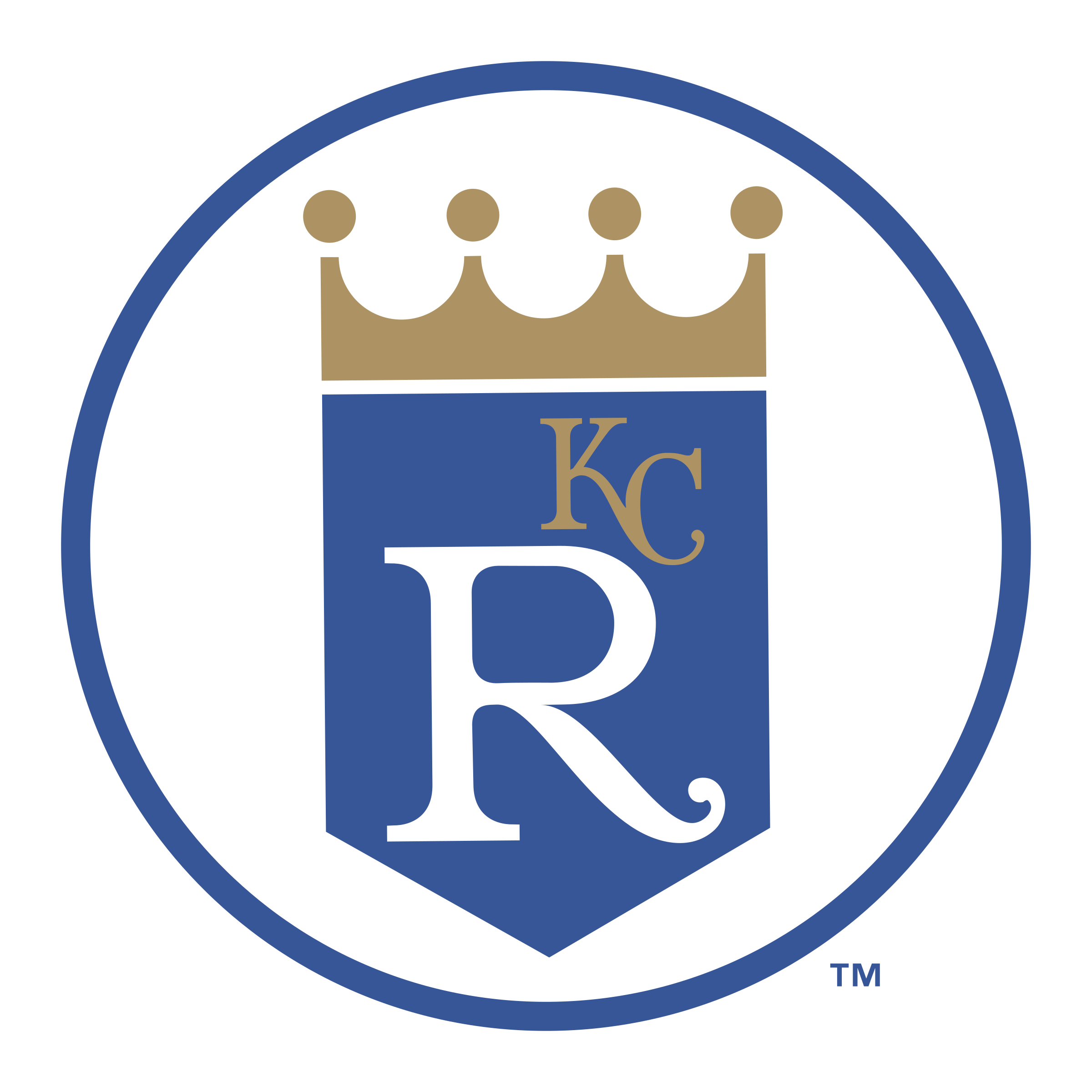 Kansas City Royals Logo - Kansas City Royals 5 Logo SVG Vector & PNG Transparent - Vector Logo ...