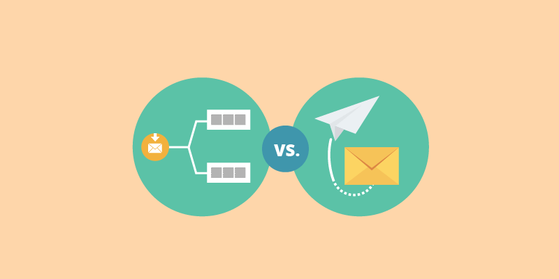 Email Circle Logo - Campaign Automation or Email Send? When to Use Each