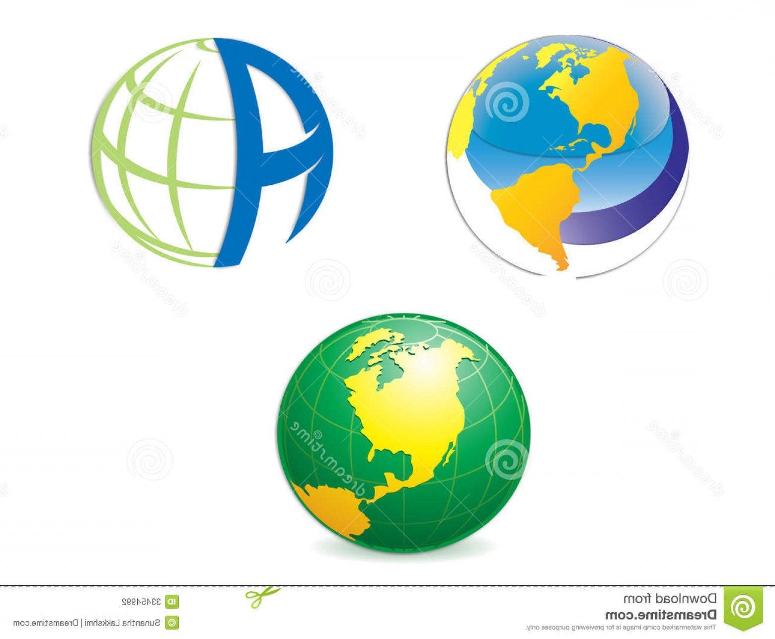Colorful Globe Logo - Globe Logo Vector