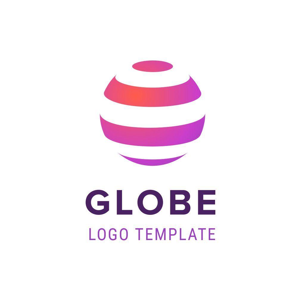 Colorful Globe Logo - Globes and Spheres