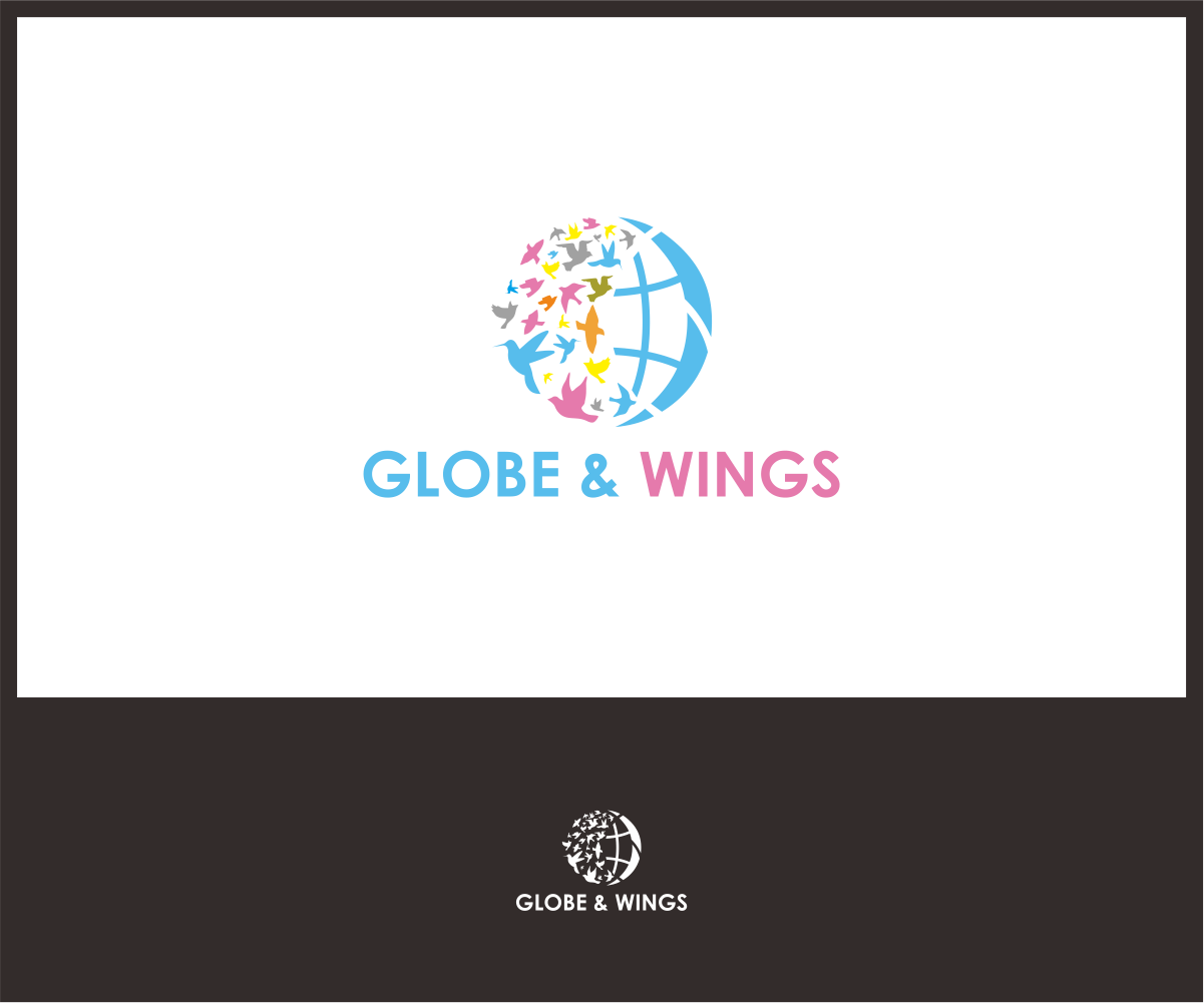 Colorful Globe Logo - Modern, Colorful, Business Consultant Logo Design for Globe & Wings ...