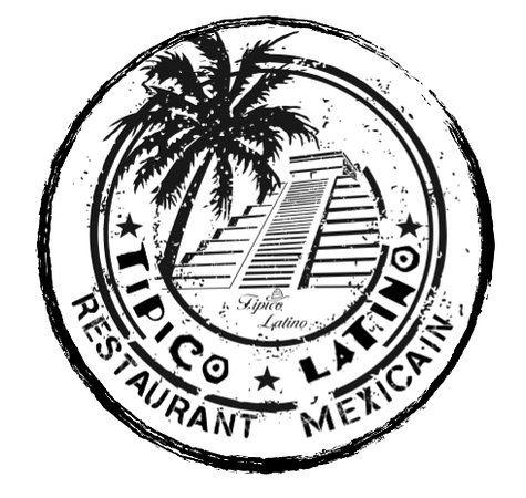 Men Black and White Restaurant Logo - Tipico Latino Restaurant Mexicain, Noumea - Restaurant Reviews ...