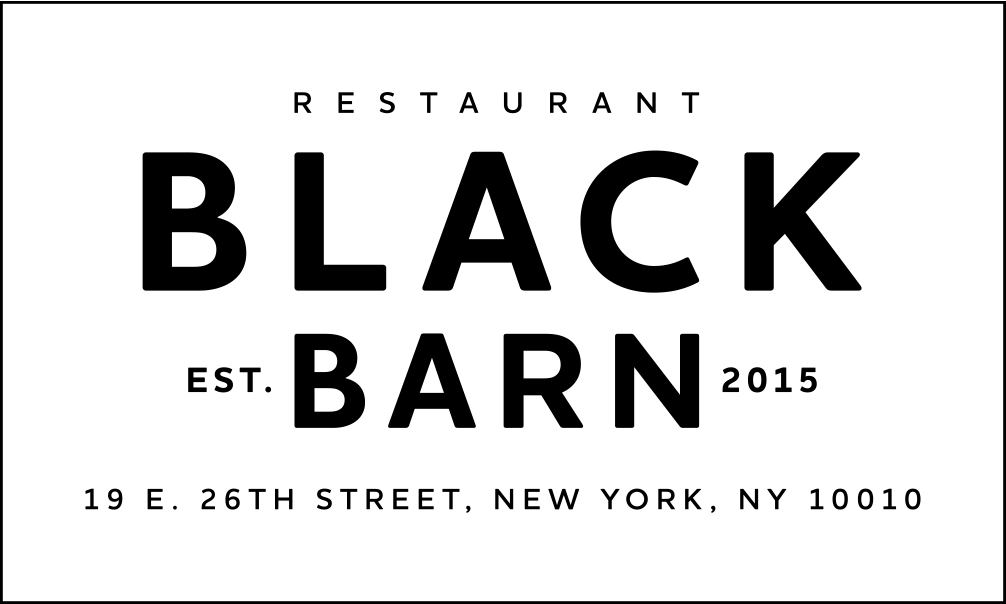 Men Black and White Restaurant Logo - Black Barn Logo - Experience NoMad : Experience NoMad