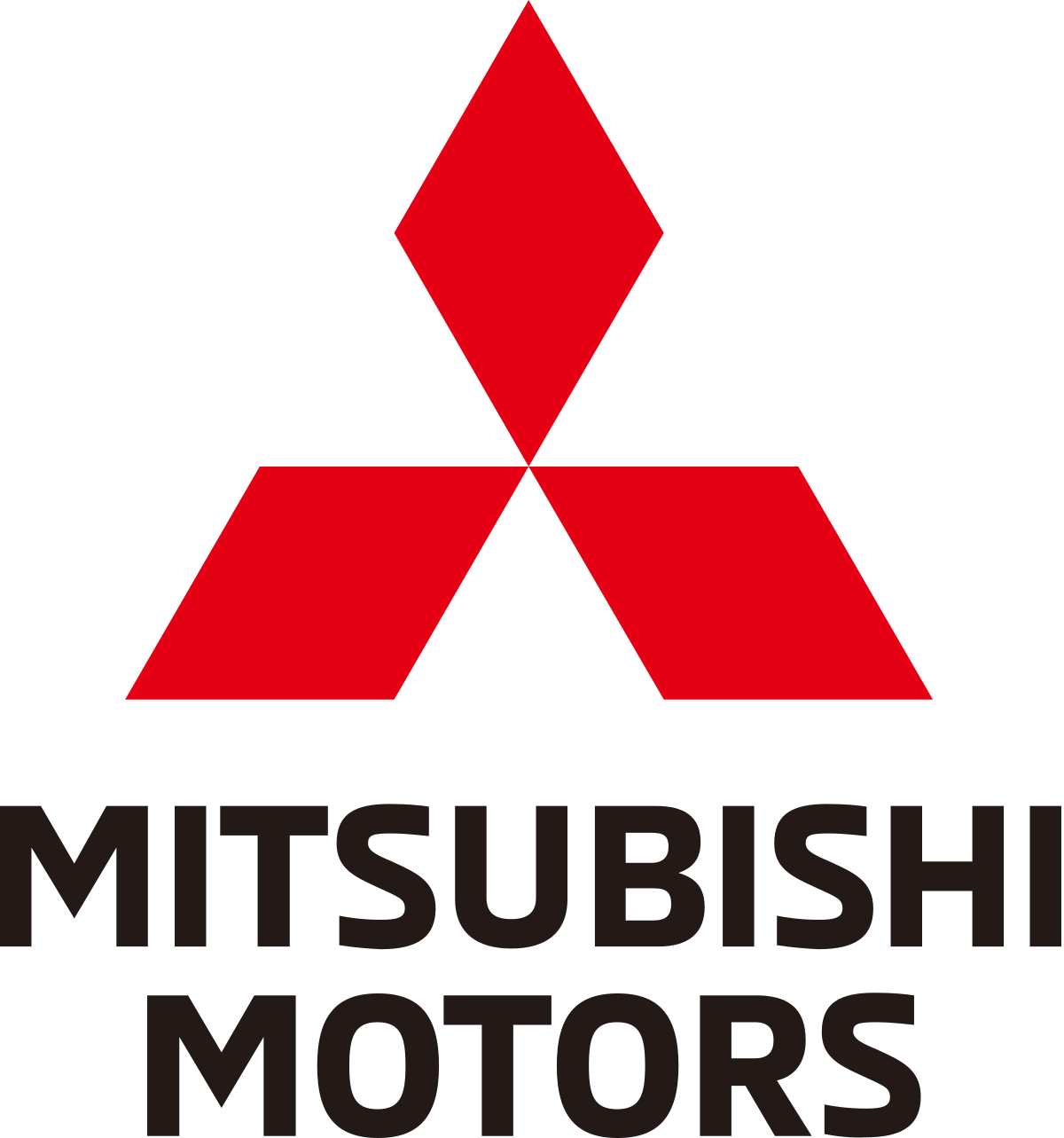 Two Red Diamonds Logo - Mitsubishi Motors