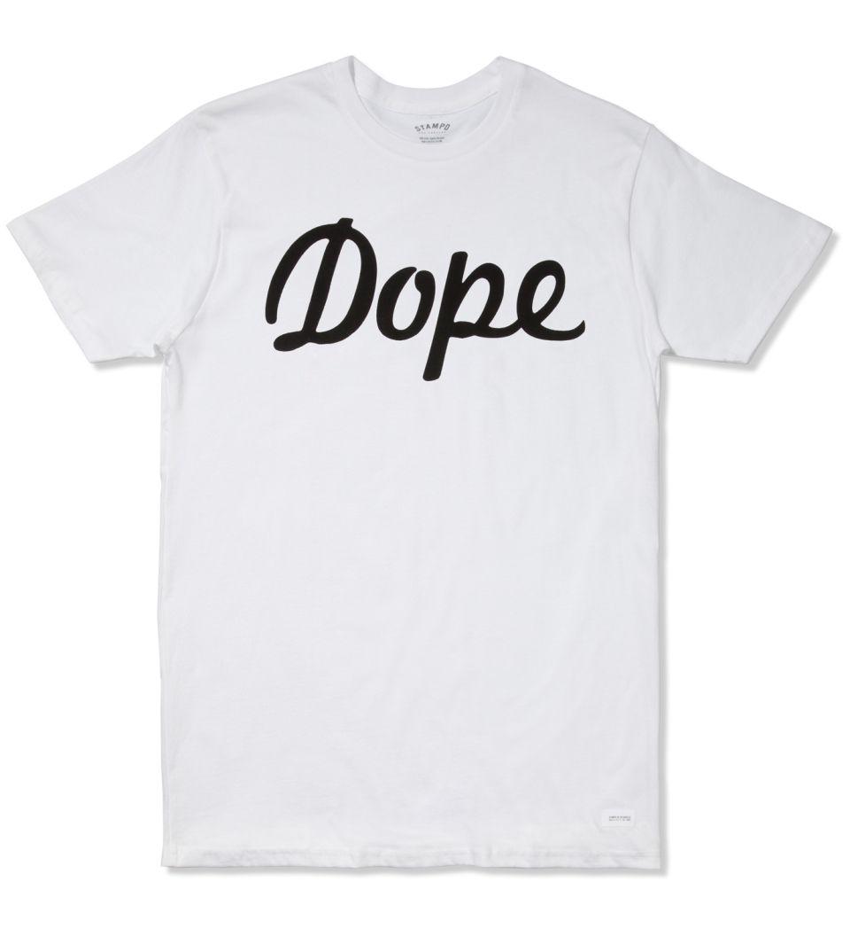 Dope Hypebeast Logo - Stampd White Dope Logo T-Shirt | Hypebeast Store