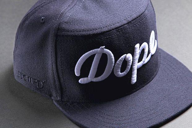 Dope Hypebeast Logo - Stampd' x Ampal Creative Dope Cap Midnight Blue