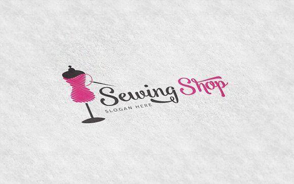 Sewing Logo - Shop Sewing Logo Logo Templates Creative Market