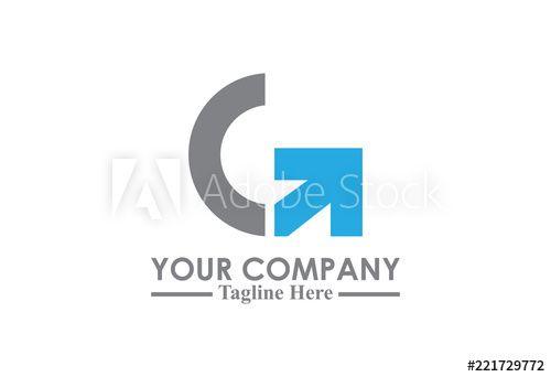 C Arrow Logo - logo letter c and g arrow up - Buy this stock vector and explore ...