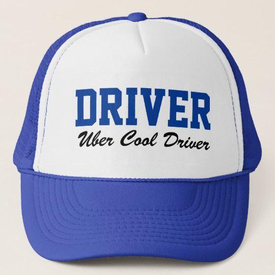 Uber Cool Logo - Ride Share Uber Cool Driver Driving Hat | Zazzle.com