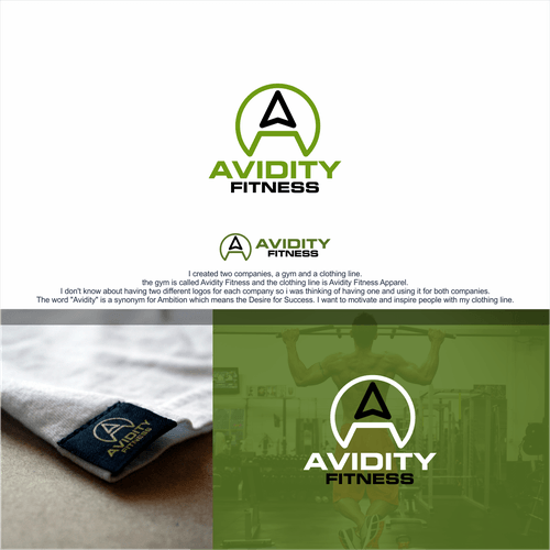 Clothing and Apparel Up Logo - New age clothing line and gym Avidity Fitness and Avidity Fitness