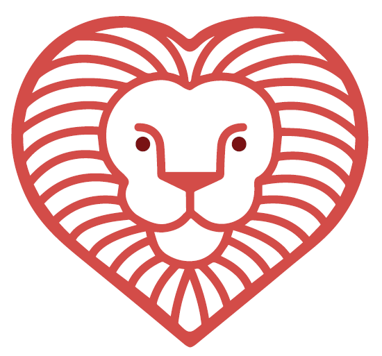 Red and White Lion Logo - The White Lion Café
