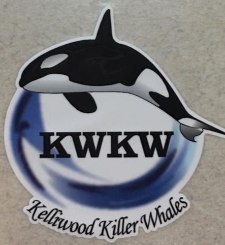 Whales Logo - Kelliwood Killer Whales Logo