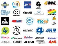 Internet Brand Logo - Logo Design Inspiration: Vector Number Logos 4, 5, 6, 7, 8, 9