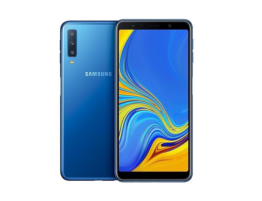 Blue Samsung Galaxy Logo - Samsung Galaxy A7 | Blue | Samsung UK