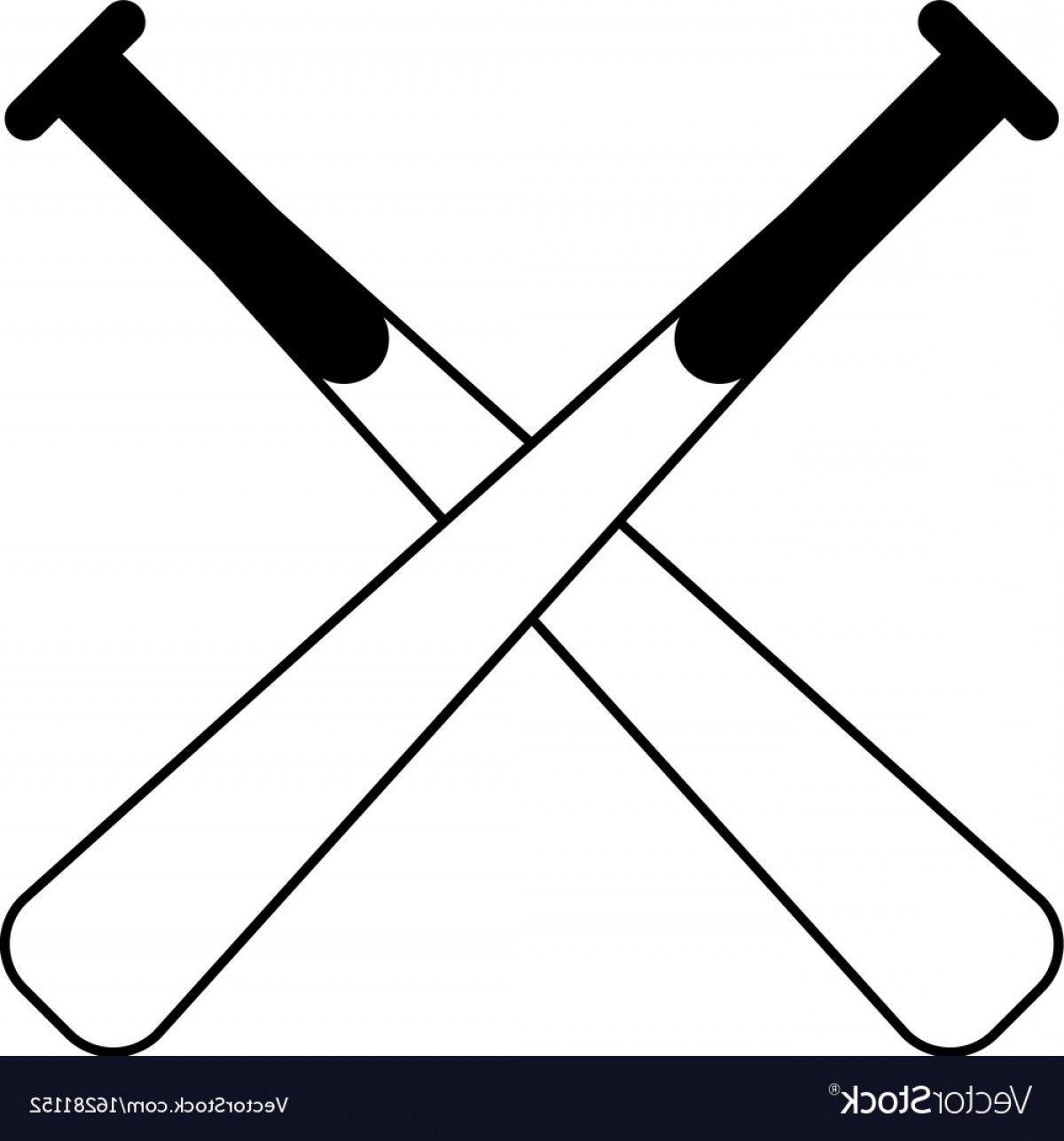 Baseball Bat Vector Logo - Baseball Bat Vector Graphic | LaztTweet