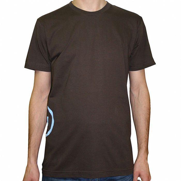 Brown Blue Logo - TRENTON Trenton T Shirt (brown with blue logo) vinyl at Juno Records.