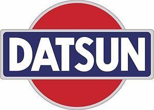 Datsun Racing Logo - Datsun Racing Vintage Vinyl Decal Sticker LOGO | eBay