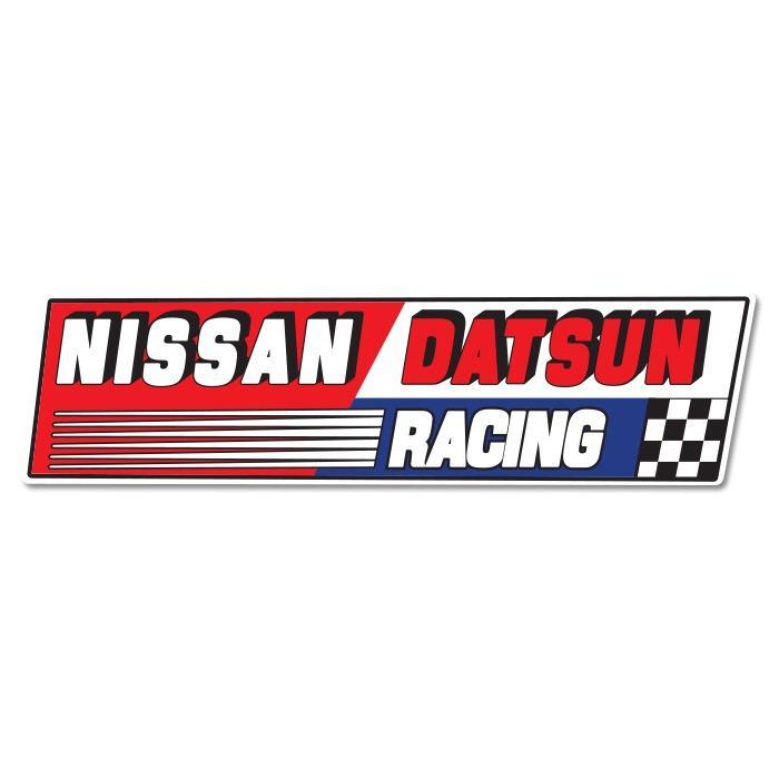 Datsun Racing Logo - Nissan Datsun Racing Sticker Large